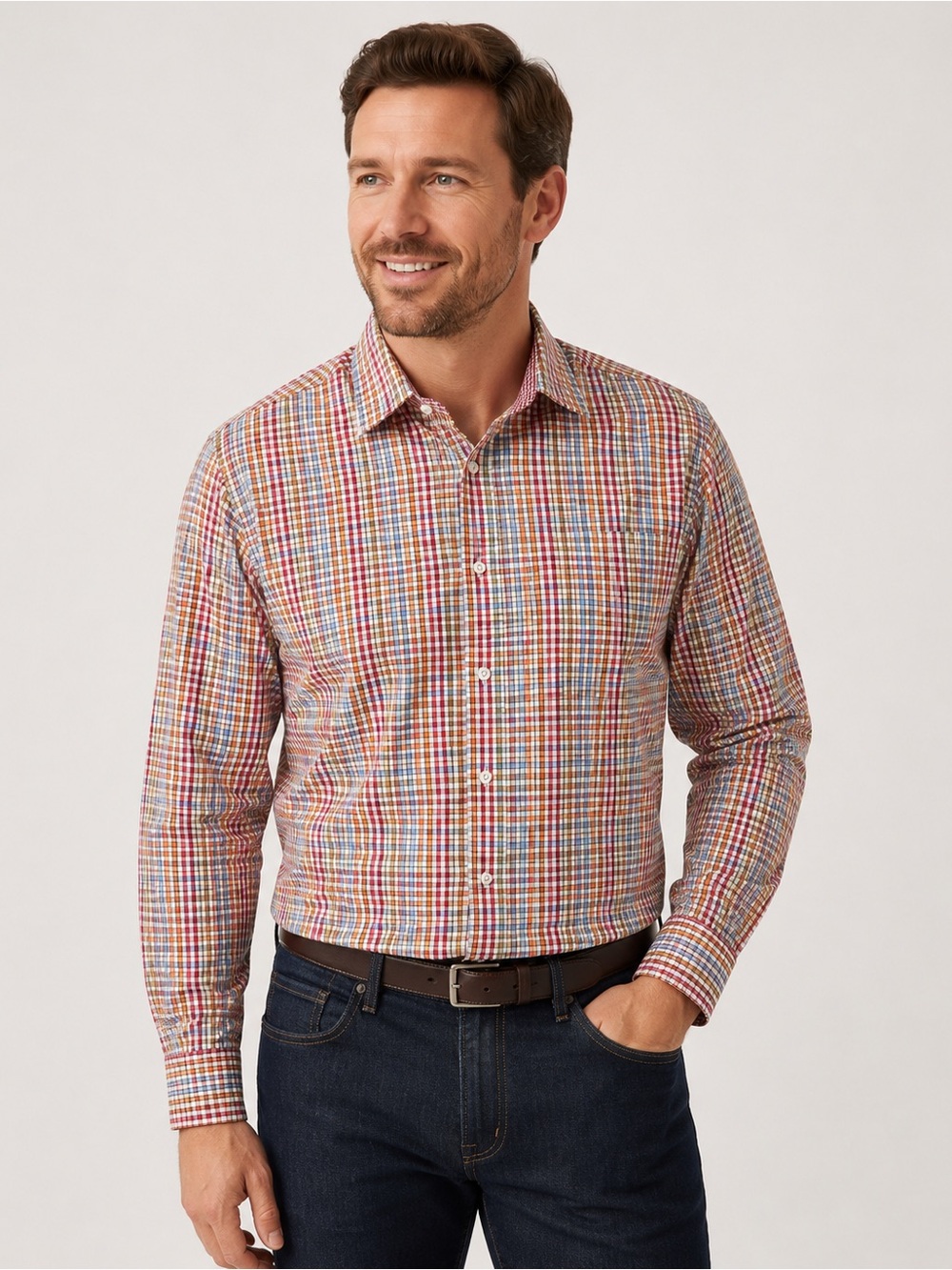 Swiss Wear Soigné Limited Edition Men’s 3XL Plaid Button Down Shirt